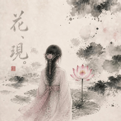 Lost in one's thoughts, flower Front Cover