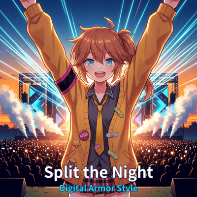 Split the Nightのジャケット写真