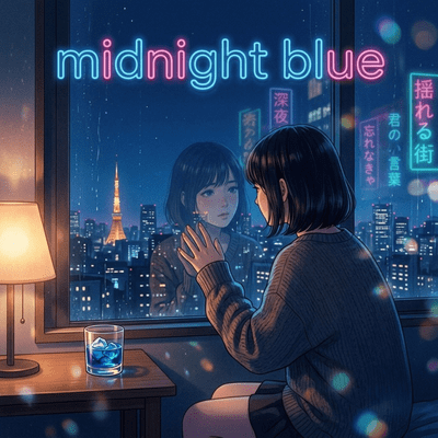 midnight blue Front Cover