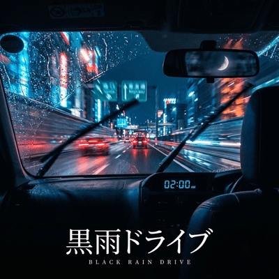 Black Rain Drive Front Cover