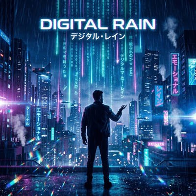 Digital Rain Front Cover