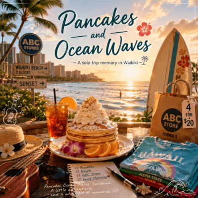 Pancakes and Ocean Waves Front Cover