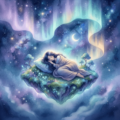 Floating in Dreams Front Cover