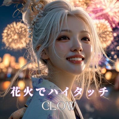 花火でハイタッチのジャケット写真