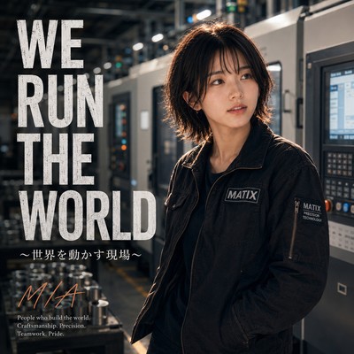 We Run The World ~ Where the World Moves Forward ~ Front Cover