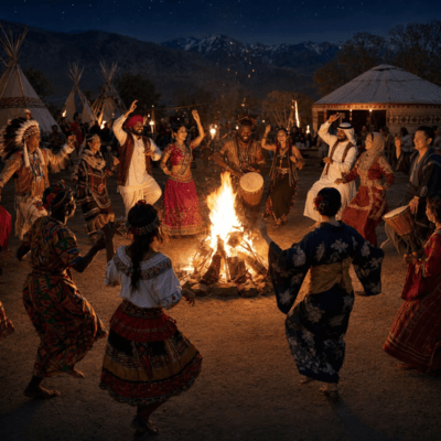 Ethnic Fire Front Cover