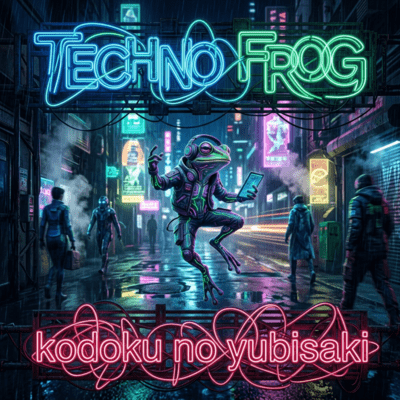 Techno Frog Front Cover