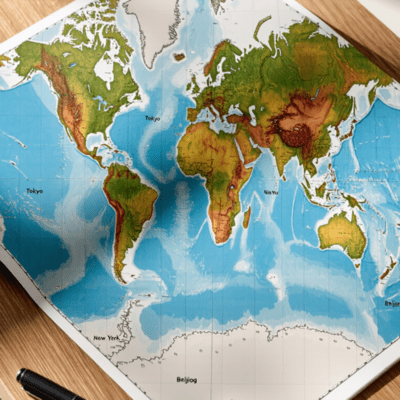 An Eighteen-Year-Old's Map Front Cover