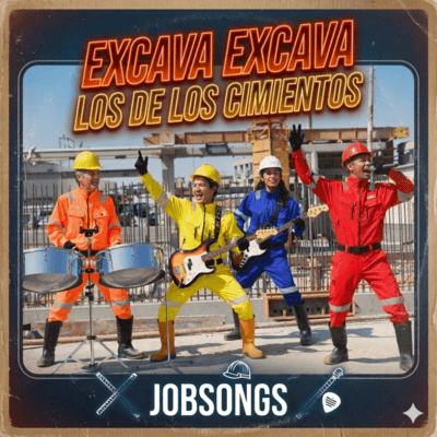 Excava Excava Los de los Cimientos (スペイン語バージョン)のジャケット写真