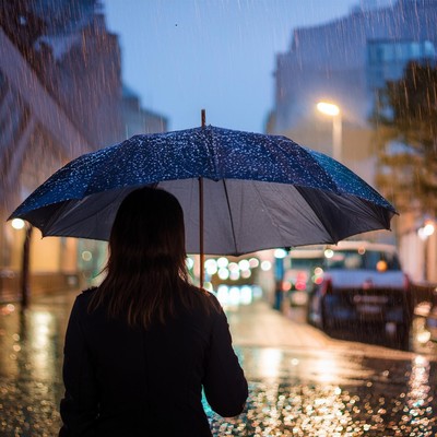 街角の通り雨のジャケット写真