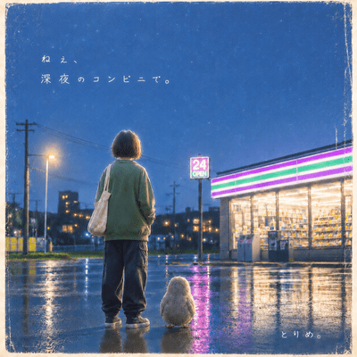 Ne, Shinya no Konbini de. Front Cover