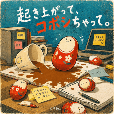 Okiagatte, Koboshichatte. Front Cover