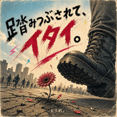 Fumitsubusarete, itai. Front Cover