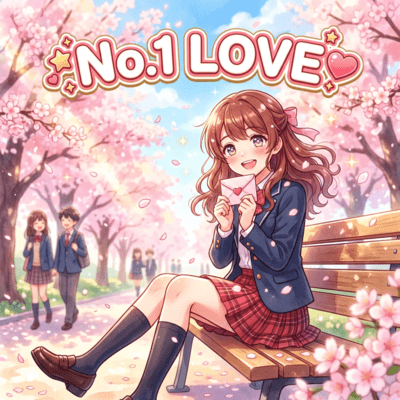 No.1 LOVE (feat. Miyamai Moca) Front Cover