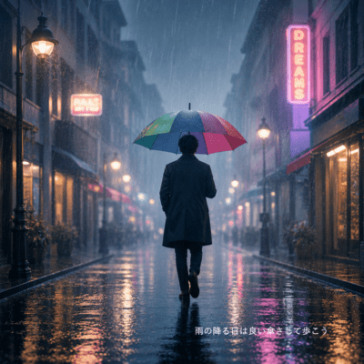雨の降る日は良い傘さして歩こうのジャケット写真