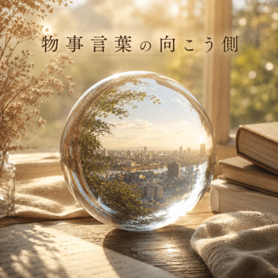 物事言葉の向こう側のジャケット写真