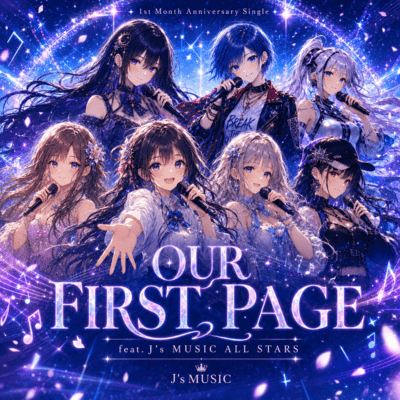 OUR FIRST PAGE (feat. J's MUSIC ALL STARS) Front Cover