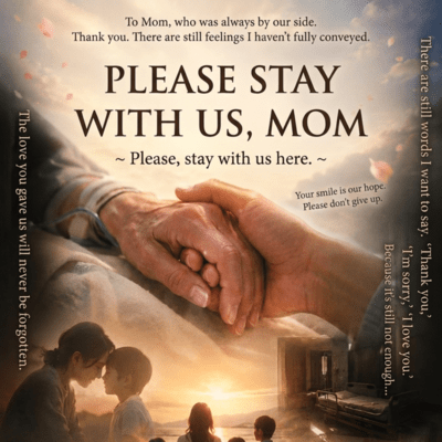 Please Stay With Us, Mom Front Cover