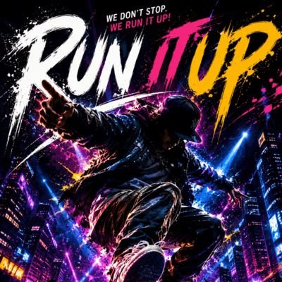 RUN IT UP Front Cover