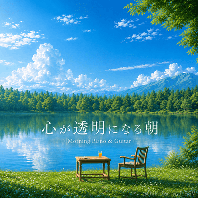A Morning When the Heart Becomes Clear - Morning Piano & Guitar - Front Cover