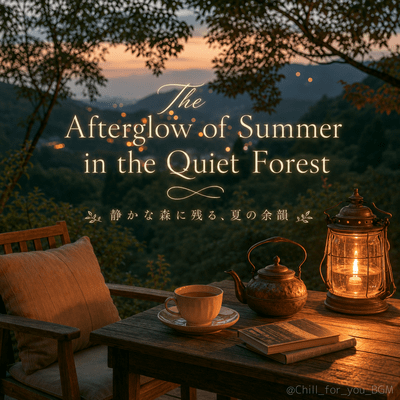 The Afterglow of Summer in the Quiet Forest - The Lingering Afterglow of Summer in the Quiet Forest Front Cover