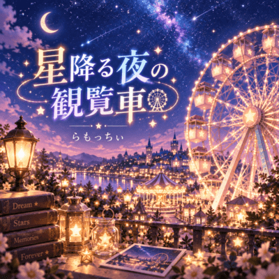 A Ferris wheel on a starry night Front Cover