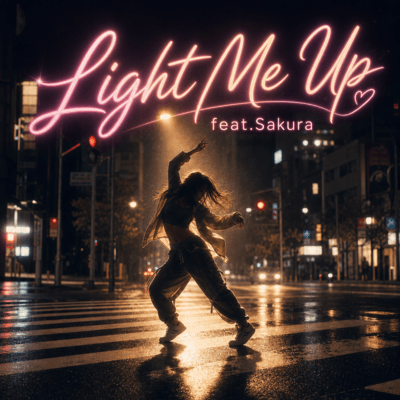 Light Me Up (feat. Sakura.) Front Cover