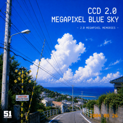 CCD2.0MEGAPIXEL BLUE SKYのジャケット写真