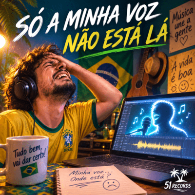 SÓ A MINHA VOZ NÃO ESTÁ LÁ Front Cover