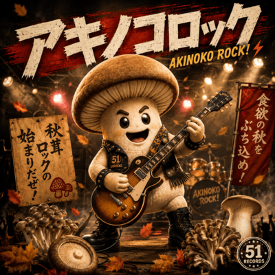 AKINOKO ROCK! Front Cover