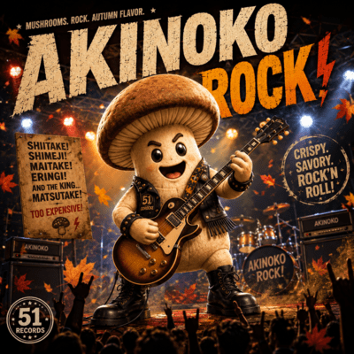 AKINOKO ROCK! Front Cover