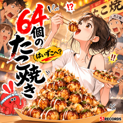 64個のたこ焼きのジャケット写真