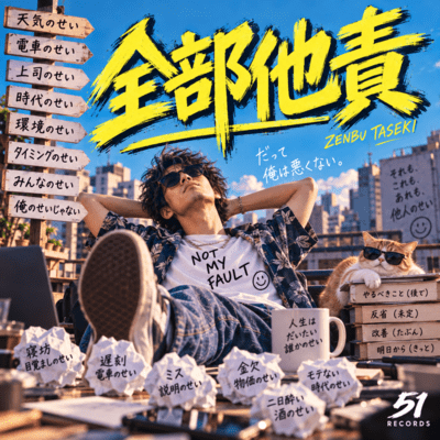 IT'S NEVER MY FAULT Front Cover