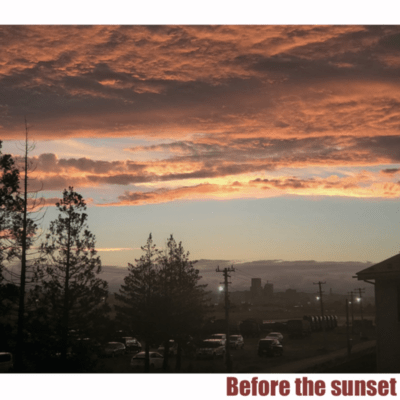 Before the sunset Front Cover