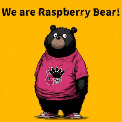 We are Raspberry Bear! Front Cover