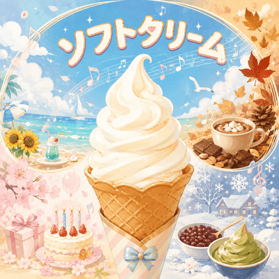 Soft serve ice cream Front Cover