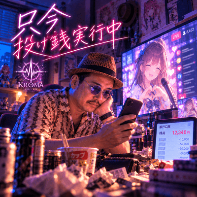 只今投げ銭実行中のジャケット写真