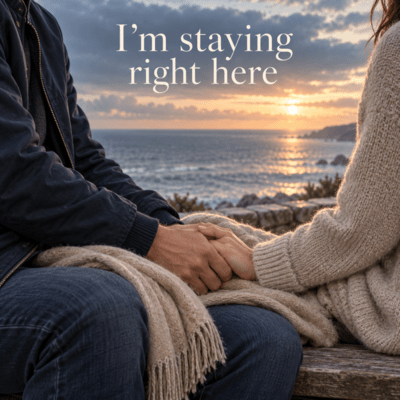 I’m staying right hereのジャケット写真