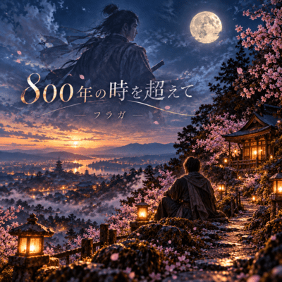800年の時を超えてのジャケット写真