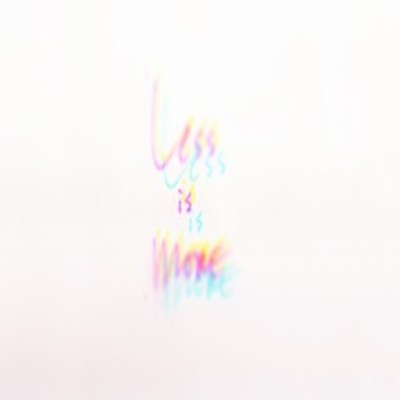 Less is moreのジャケット写真