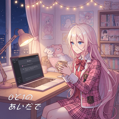 Between 0 and 1 (feat. IA) Front Cover