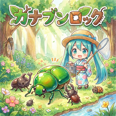 Kanabun Rock (feat. HATSUNE MIKU) Front Cover