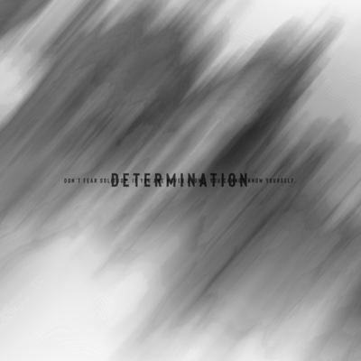 DETERMINATION Front Cover