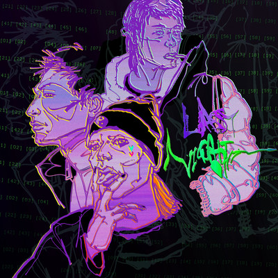 lastnight (feat. stei, TYOSiN & Tohji) Front Cover