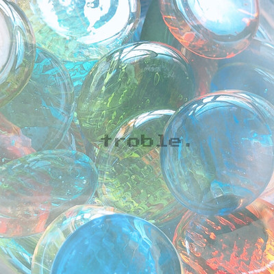 troble. -pool side- Front Cover