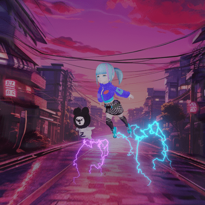 Blue Nights (feat. HATSUNE MIKU) Front Cover