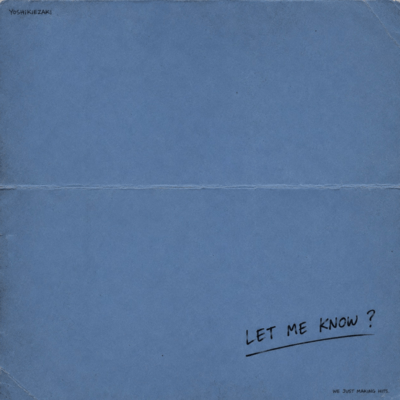 Let Me Know? Front Cover