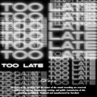 Too Lateのジャケット写真