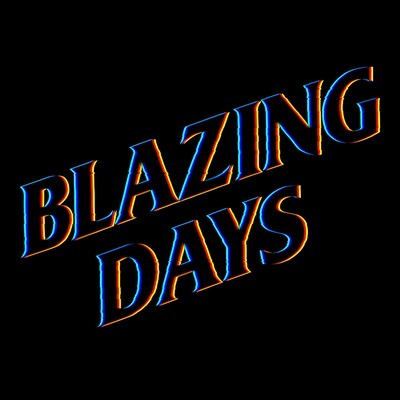BLAZING DAYS COLLECTION Front Cover
