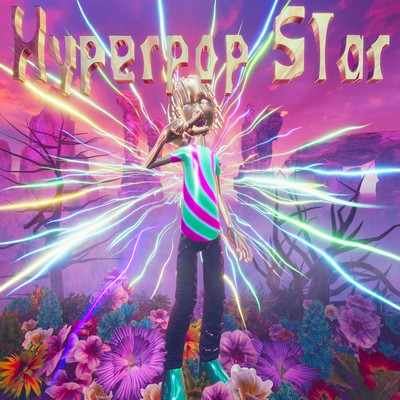Hyperpop star Front Cover